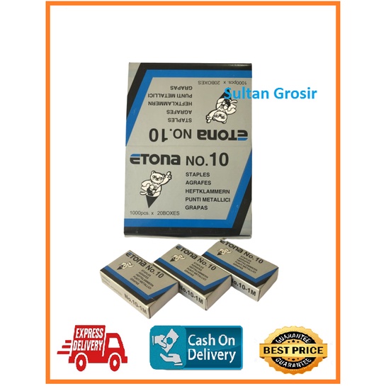 

ISI STAPLER ETONA NO 10 MURAH