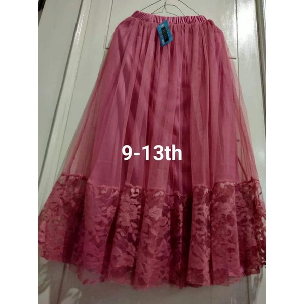 COD TUTU RENDA ANAK TANGGUNG 9-13TH// ROK TUTU ANAK