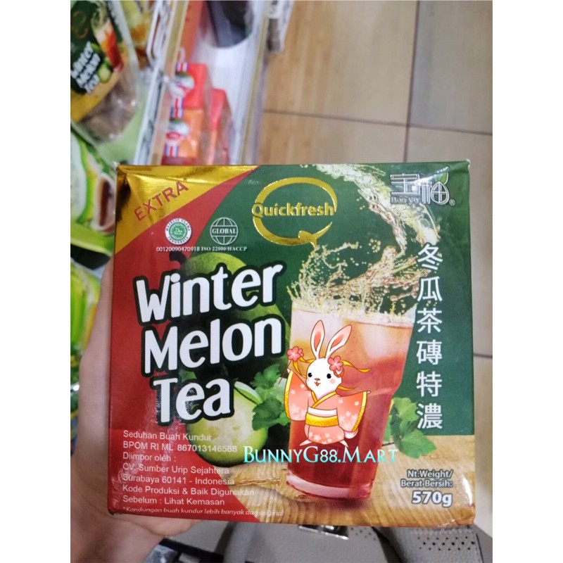 

WINTER MELON TEA570gr/SEDUHAN TEH BUAH GULA KUNDUR/QUICKFRESH-STRONG