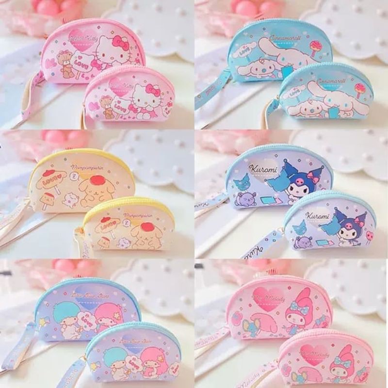 

Pouch isi 2 Hello Kitty My Melody Pompompurin Cinnamoroll LTS kuromi