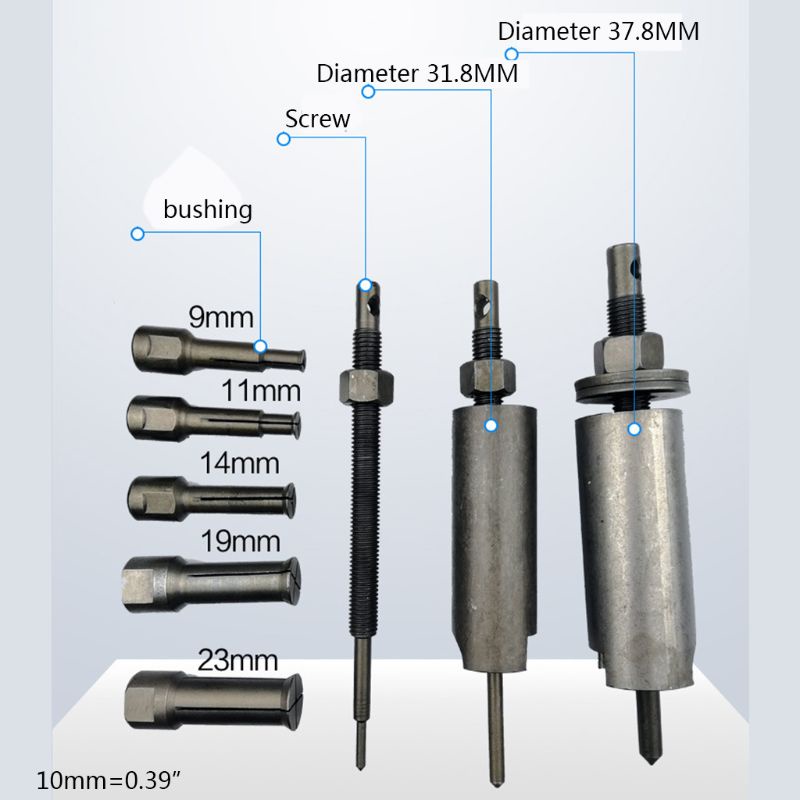 8PCS/SET Treker Bearing Puller Set Treker Lepas Pembuka Bearing Laher Tutup CVT | Disassembler