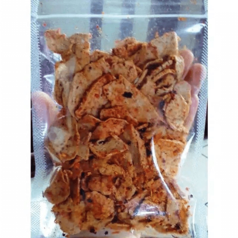 Basreng pedas 100 grm/keripik Baso goreng ikan