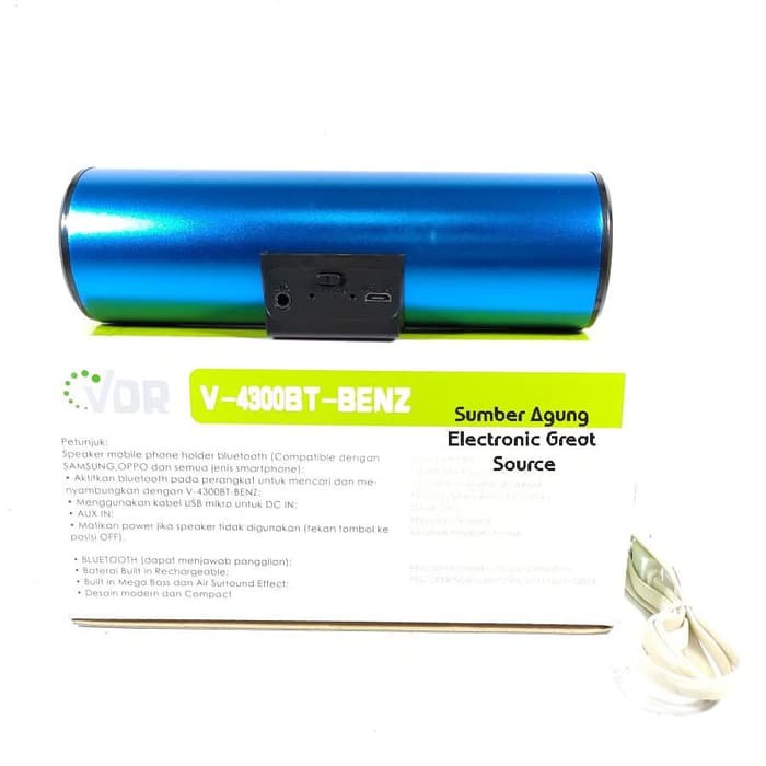 VDR V4300BT BENZ Bluetooth Speaker Portable Wireless Dengan Mobile