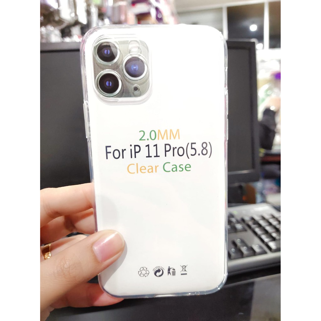 Soft Case OEM Transparan iPhone 11Pro 11 11Pro Max Clear Ultra Thin TEBAL 2.0mm SUPER CLEAR