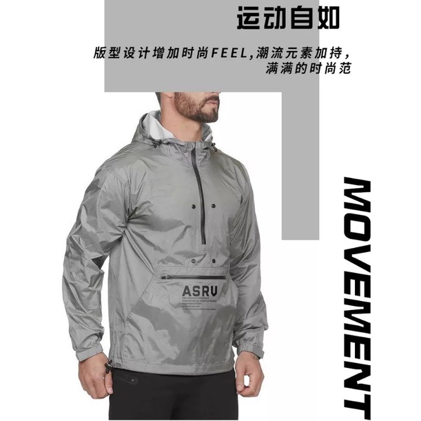 GHOYOUR - JAKET CAGOULE ASRV Saku Doraemon Lightweight Wind &amp; Waterproof Unisex Sportwear