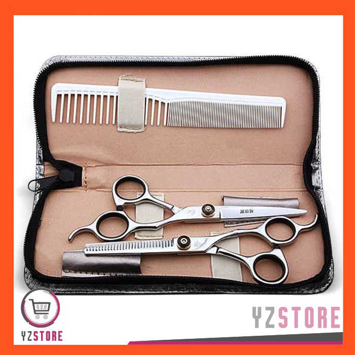 Gunting Set Potong Cukur Rambut Salon Profesional Hairdressing Scissors YZ93