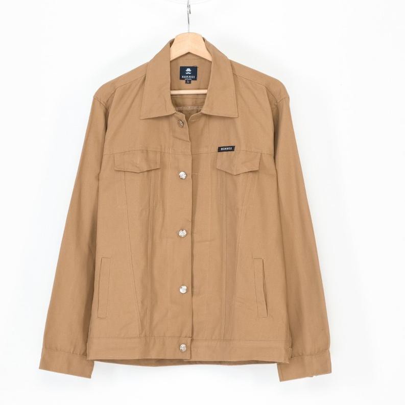 hommes apparel hm51 khaki trucker jacket