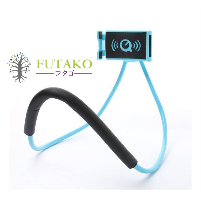 FUTAKO Lazypod Leher dan Pinggang / Holder HP Lazy Hanging Neck Cell Stand