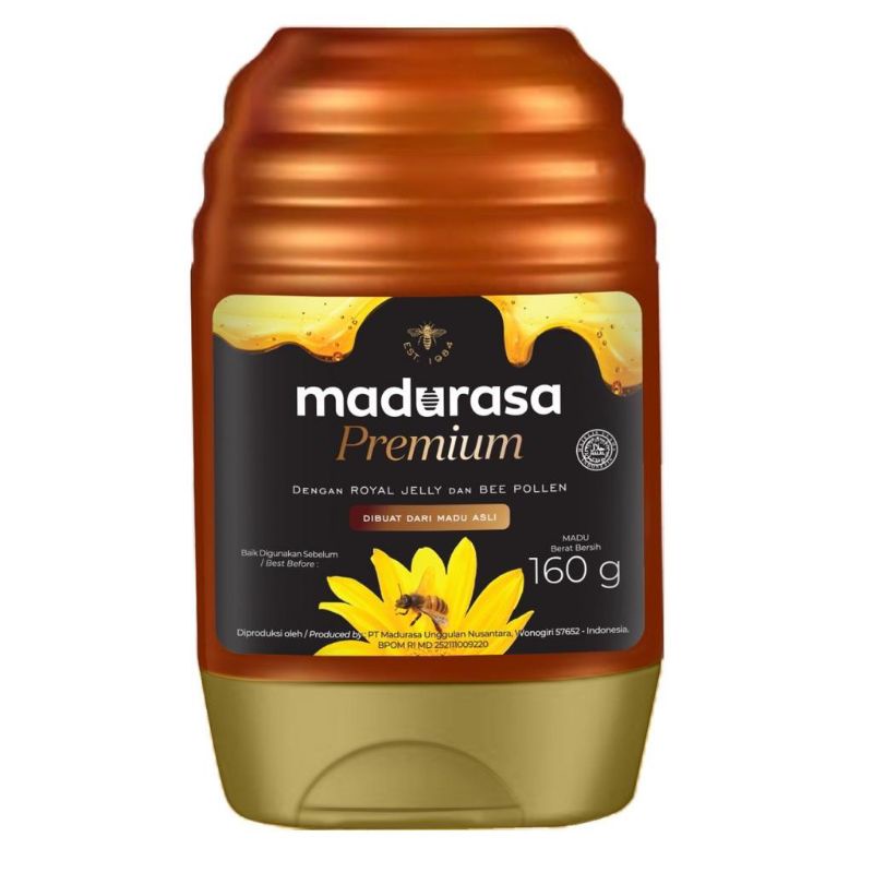 MADURASA PREMIUM 160 GRAM - DENGAN ROYAL JELLY DAN BEE POLLEN