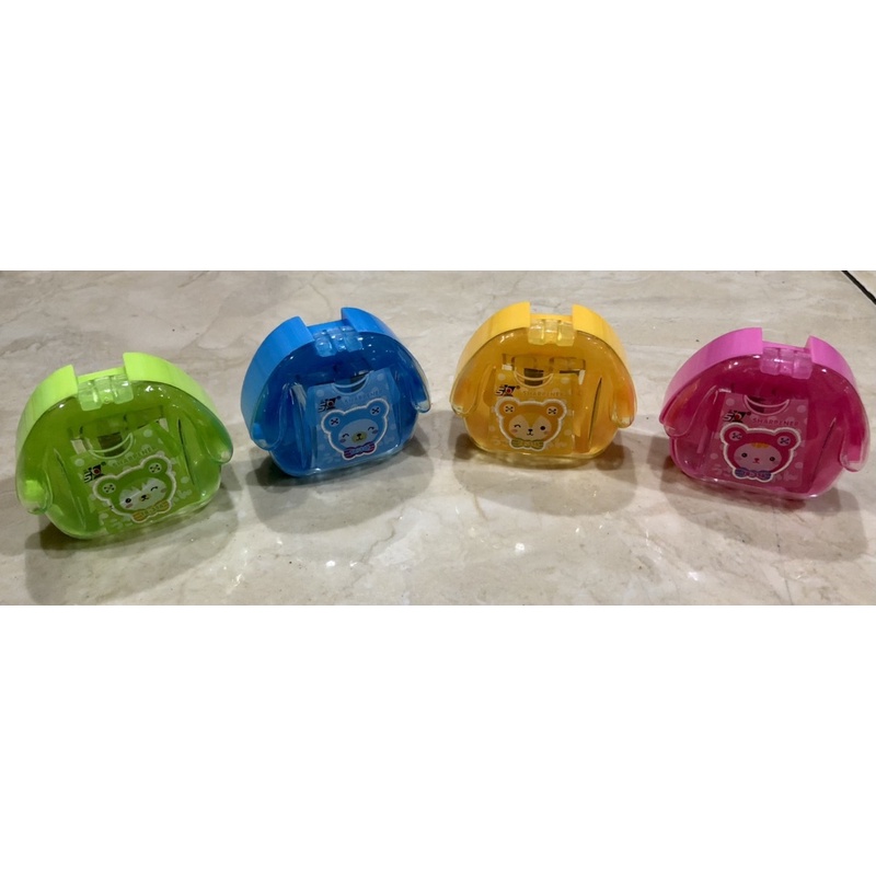 

Rautan / serutan pensil 2 lubang bentuk baju (satuan) - termurah