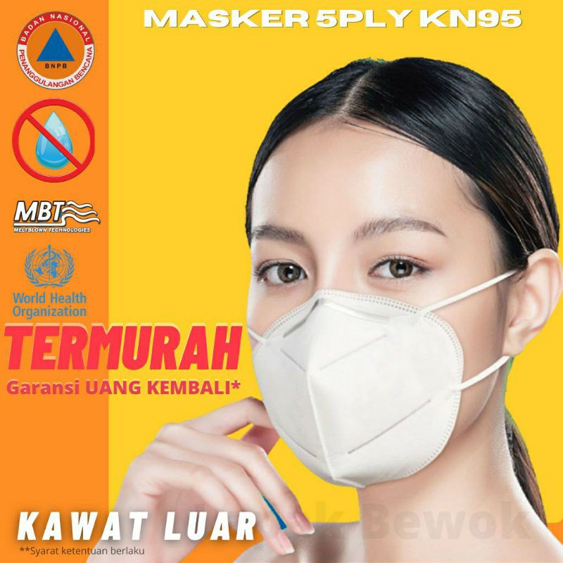 Masker KN95 Masker N95 Masker KN 95 Masker N 95 RESMI IZIN BNPB