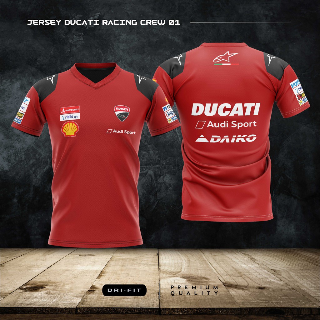 JERSEY KAOS BAJU DUCATI RACING TEAM