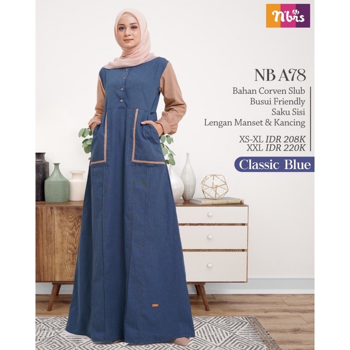 GAMIS WANITA KEKINIAN | GAMIS NIBRAS NB A78