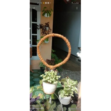 turus bulat/rambatan tanaman menjalar/lingkaran/turus lengkung