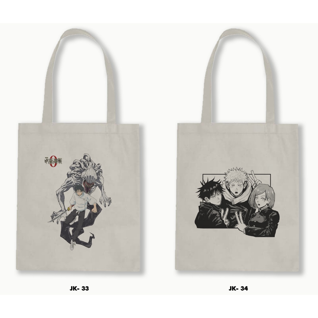 TOTE BAG BLACU - JUJUTSU KAISEN /ANIME/MANGA 03