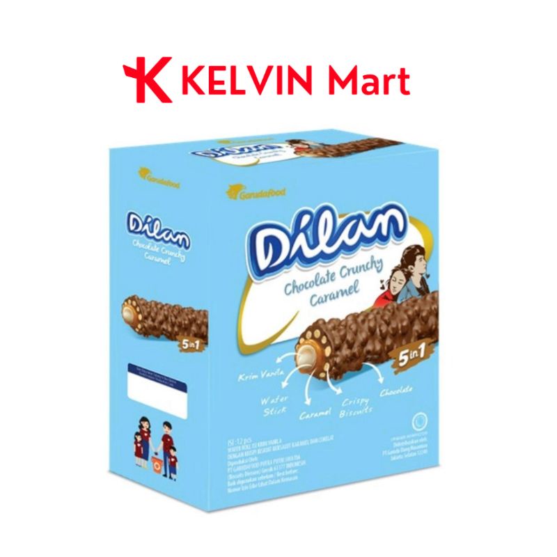 

Dilan Choco Crunchy Caramel Pck 24g x 12 pcs | Kelvin Mart