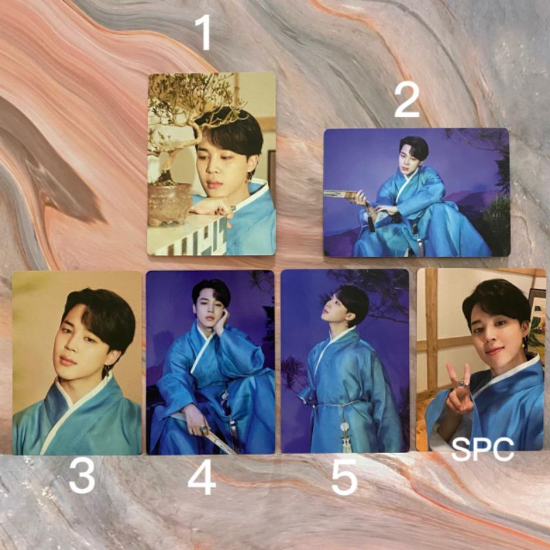 BTS Official Dalmajung mini photocard MPC PC Jimin SPC special card
