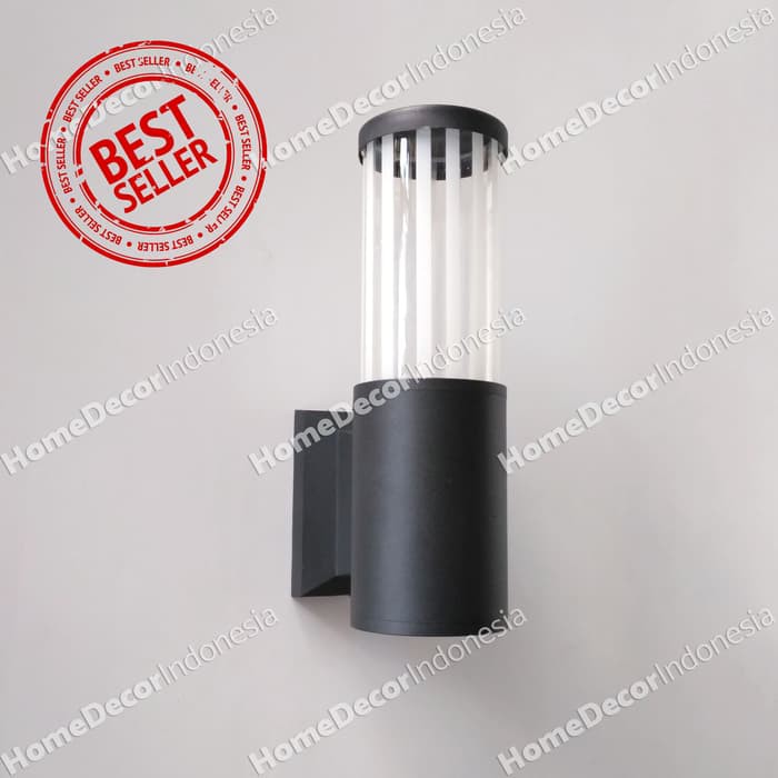 Lampu Taman Tempel Dinding Outdoor Teras Rumah Minimalis Kaca Garis
