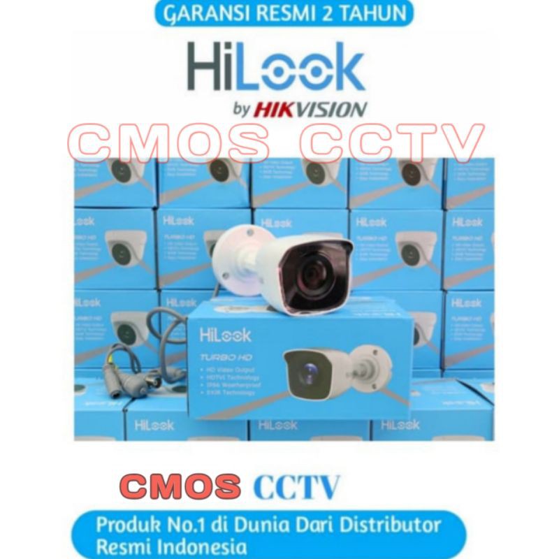 PAKET CCTV HILOOK 2MP 8 CHANNEL 6 CAMERA HD TURBO KOMPLIT HDD 500GB