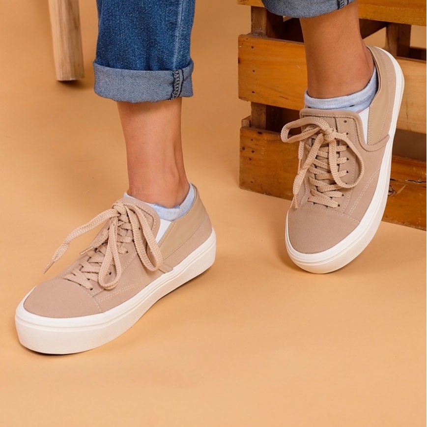 CARAMELA CREAM |ManNeedMe x FAV| Sepatu Sneakers Wanita Casual ORI