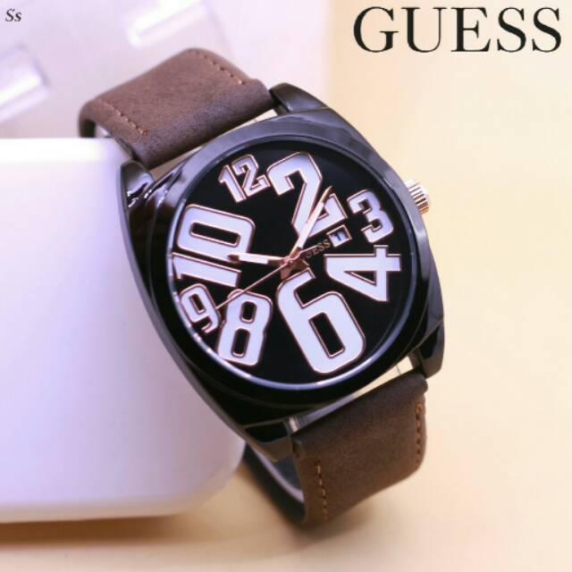 Jam Tangan Guess Pria New Model Ring Hitam