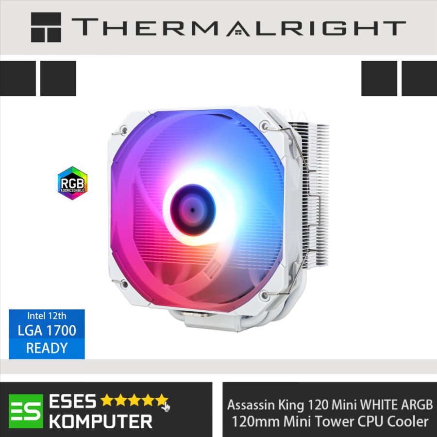 HSF THERMALRIGHT Assassin King 120 Mini WHITE ARGB | Tower CPU Cooler