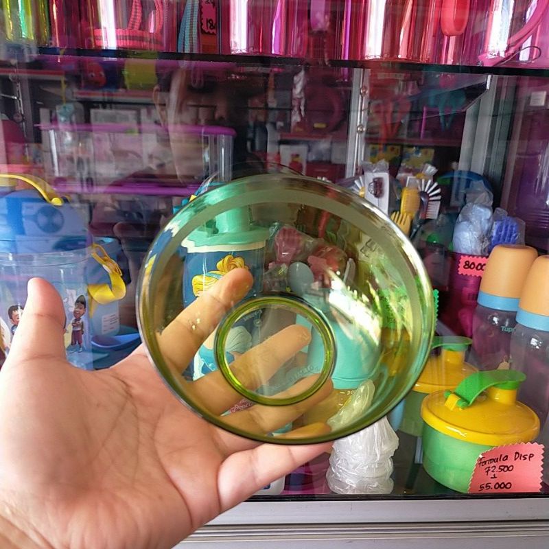 TUPPERWARE - Crystal Bowl Hijau (1)