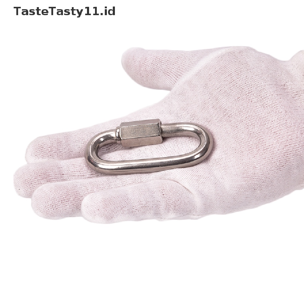 (Tastetasty) Carabiner Bahan Stainless Steel Untuk Panjat Tebing