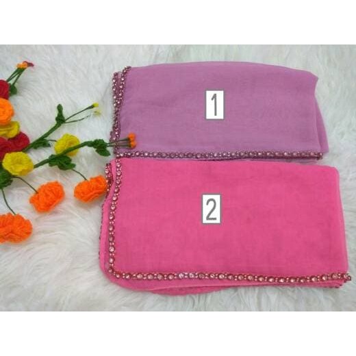 Segi empat Katun Paris-PAYET + Batu Swarovski (BIG SALE % . . .)