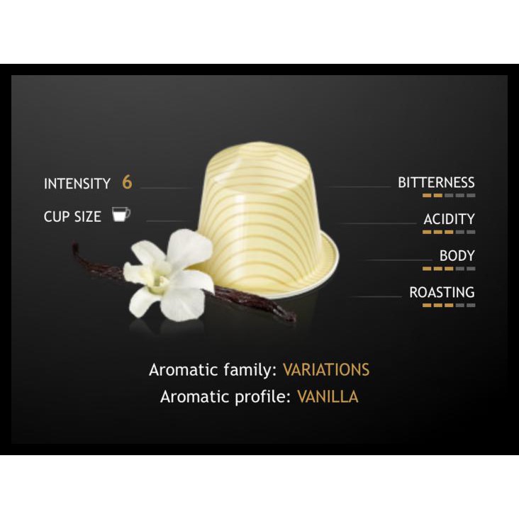 

vzb9 nespresso vanilio coffee capsule / kapsul kopi - 10 capsules vbzw