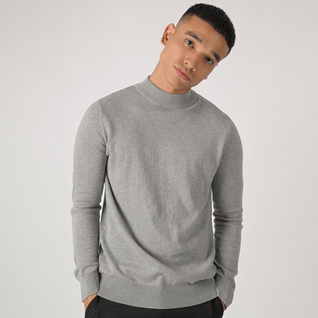 Prepp Studio Mock Neck Grey