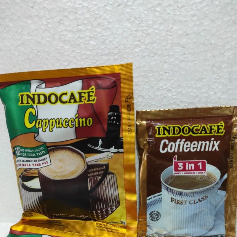 

Indocafe Cappucino Sachet 25 gram/ Coffemix 20 gram