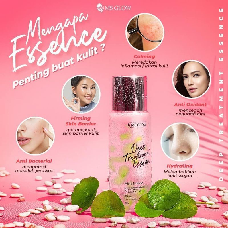 Deep Treatment Essence DTE MS Glow 100% original skincare perawatan wajah wanita termurah (bisa cod)