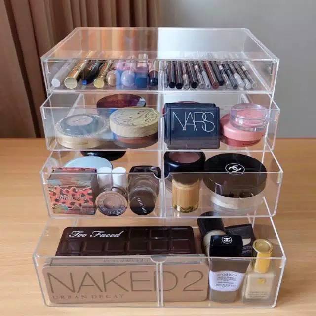 Acrylic display cosmetics,tempat make up akrilik MD