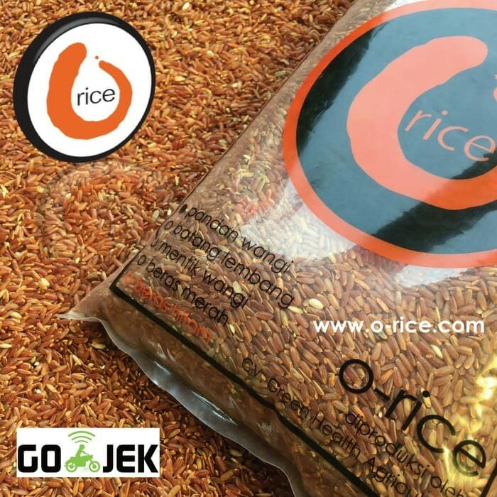 

orice beras merah pulen organik 1 kg