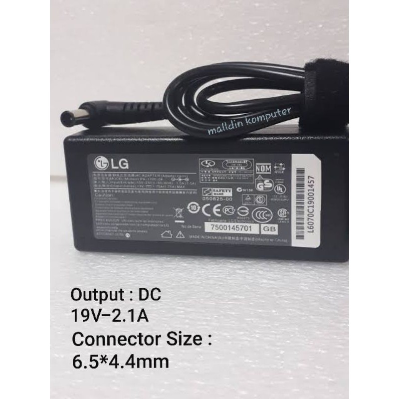 Adaptor Murah LG 19V-2.1A