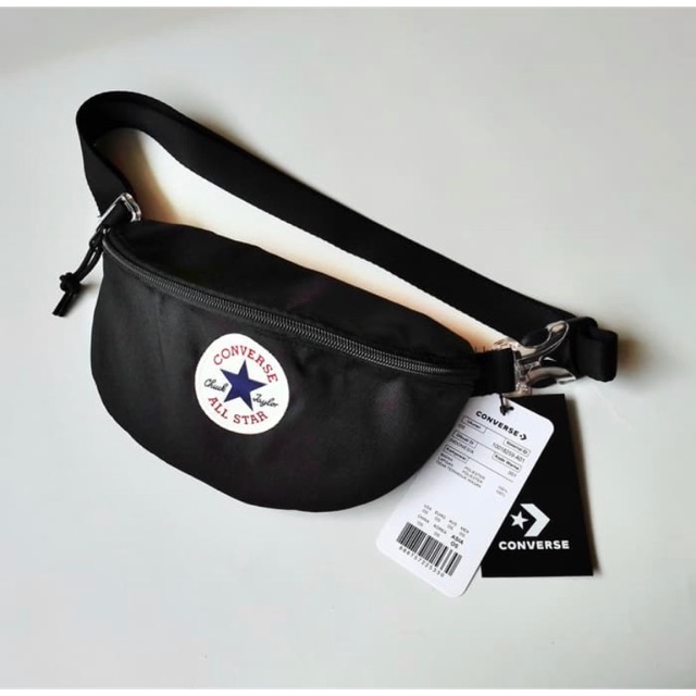Tas Selempang/Waist Bag Converse Sling Pack Black ORIGINAL