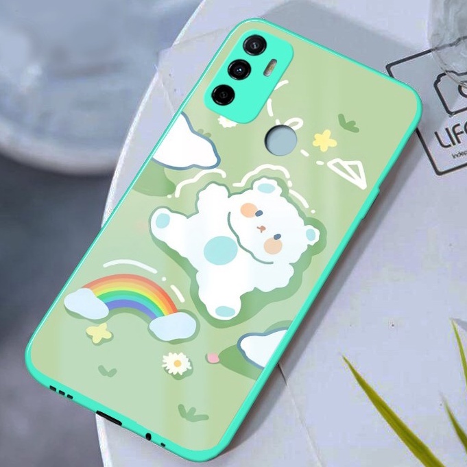 [U58] Softcase Kaca Bezel Tosca Oppo A53 A33 2020 - Softcase Mirror Oppo A53 A33 2020 - Case Kaca Op