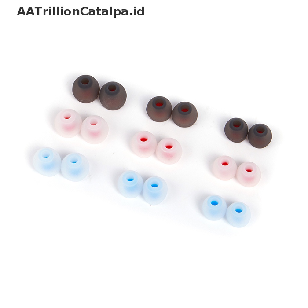 Aatrillioncatalpa 12pcs / Set Pad / Bantalan Telinga Bahan Silikon Ukuran 4xl + 4xm + 4xs Untuk Earphone in-Ear