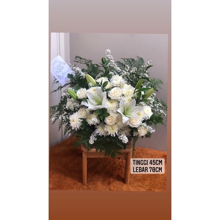 

rangkaian vas dukacita covid19 tangerang bsd gadingserpong alam sutera bunga segar fresh flower