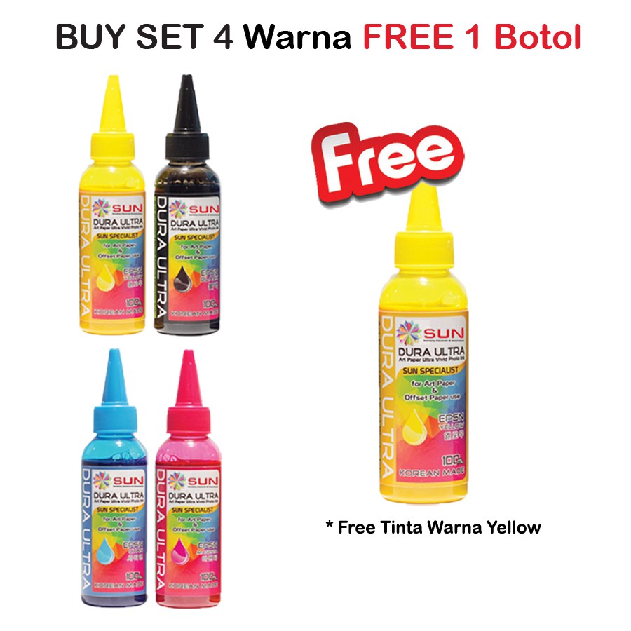 Promo Tinta  Printer  Epson Art Paper SUN DURA ULTRA INK 100 