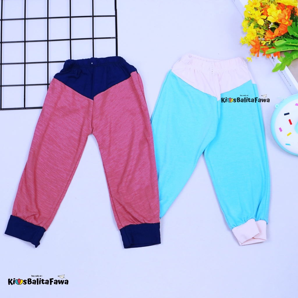 Semi Jogger Mulan Bayi - 2 tahun / Celana Panjang Polos  Branded Murah Anak Perempuan Main Import