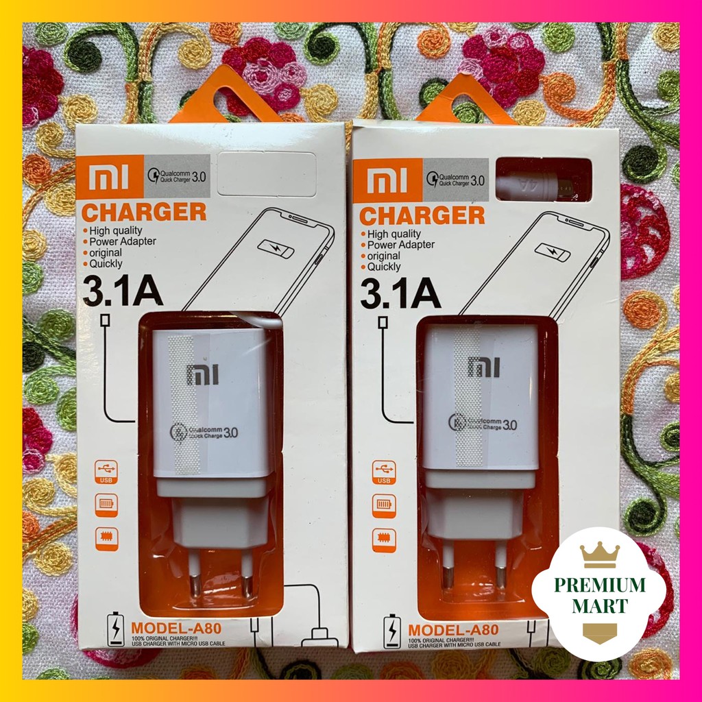 Charger XIAOMI 3A / Charger XIAOMI 3.0 Qualcomm Quick Charge