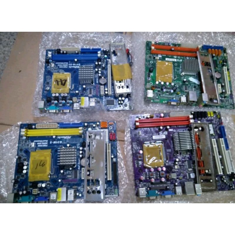 Motherboad G31 Paket Core 2 Duo E8400 Fan Ram 4gb Ddr2
