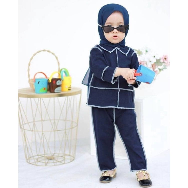 AS FASHION-COD-US-SETELAN ANAK MUSLIM-SETELAN ANAK PEREMPUAN-PAKAIAN ANAK PEREMPUAN