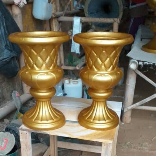 Pot bunga fiber