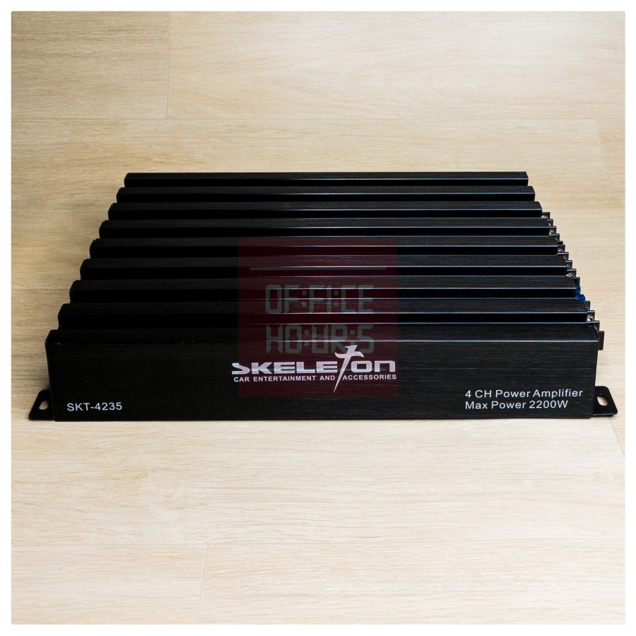 Skeleton Power Amplifier 4 Channel SKT-4235 Black and Silver