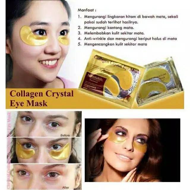 MASKER KANTONG MATA COLLAGEN CRYSTAL / MASKER KANTONG MATA / EYE MASK