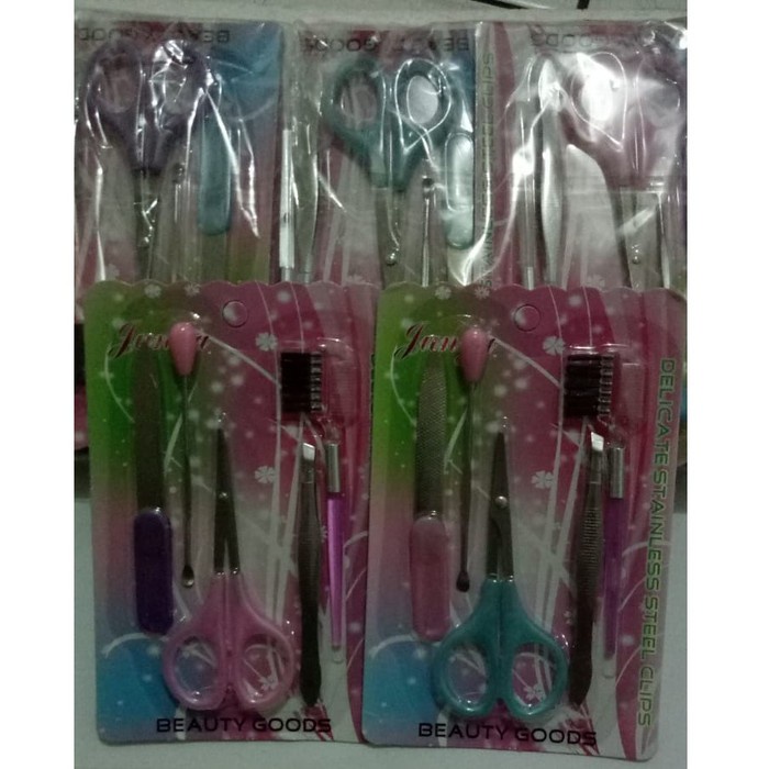 Set Alat Manicure Pedicure perawatan kecantikan murah 5in1