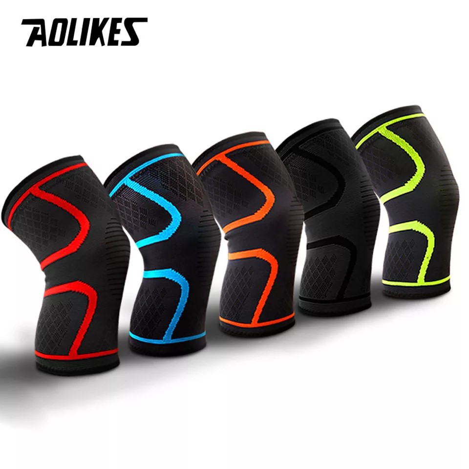 Aolikes Lutut Knee Pad Support Brace Nylon Running Fitness Cycling